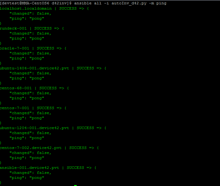 Automation Examples Using Device42's Ansible Dynamic Inventory Script