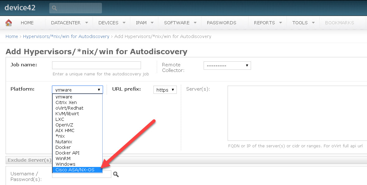 Enhanced ASA discovery via SSH