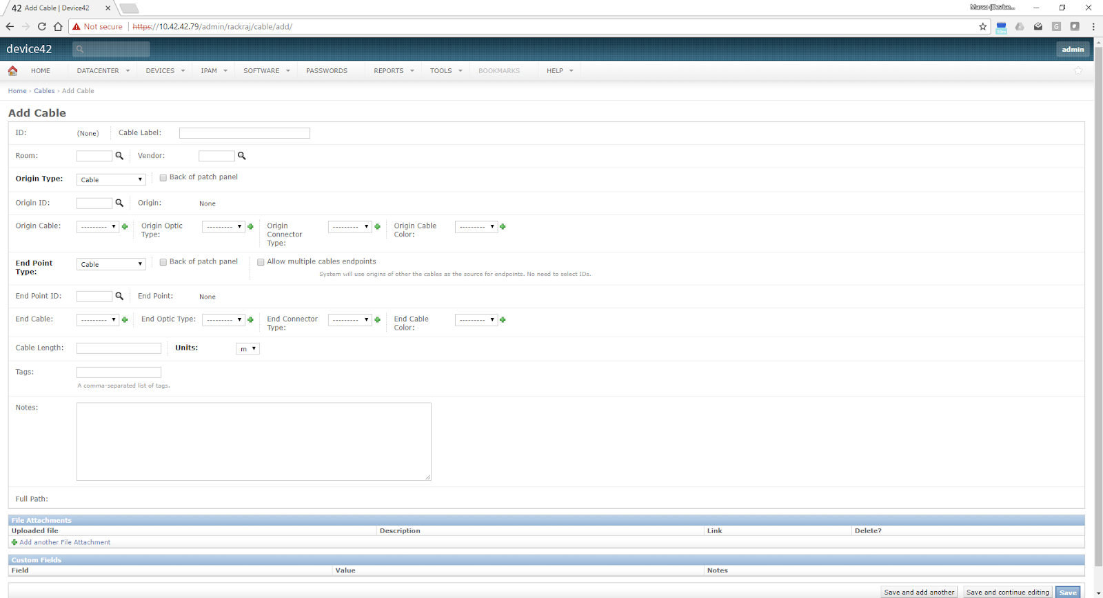 Associate cables with rooms, query with DOQL