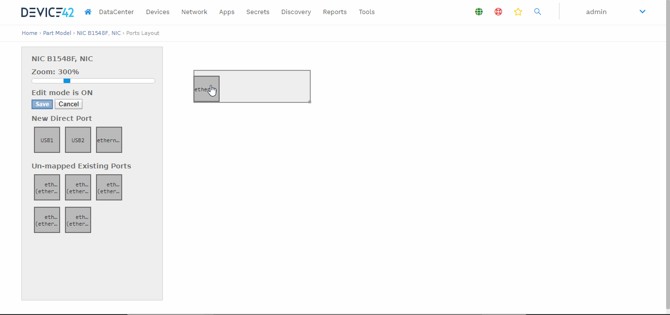 Bulk Add Ports in Layout view