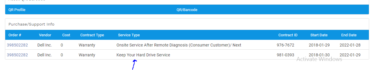 Dell Warranty Discovery 