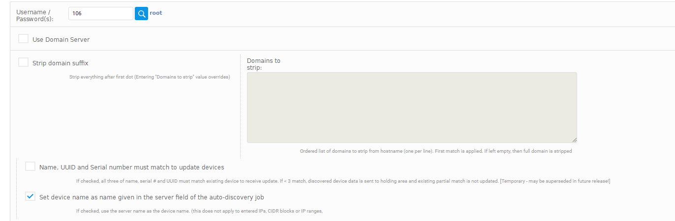 Device name override
