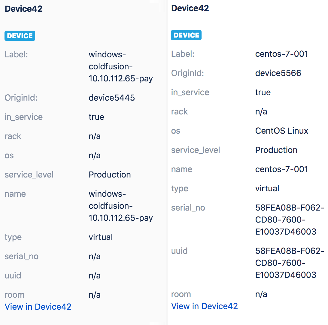 D42 asset in Jira