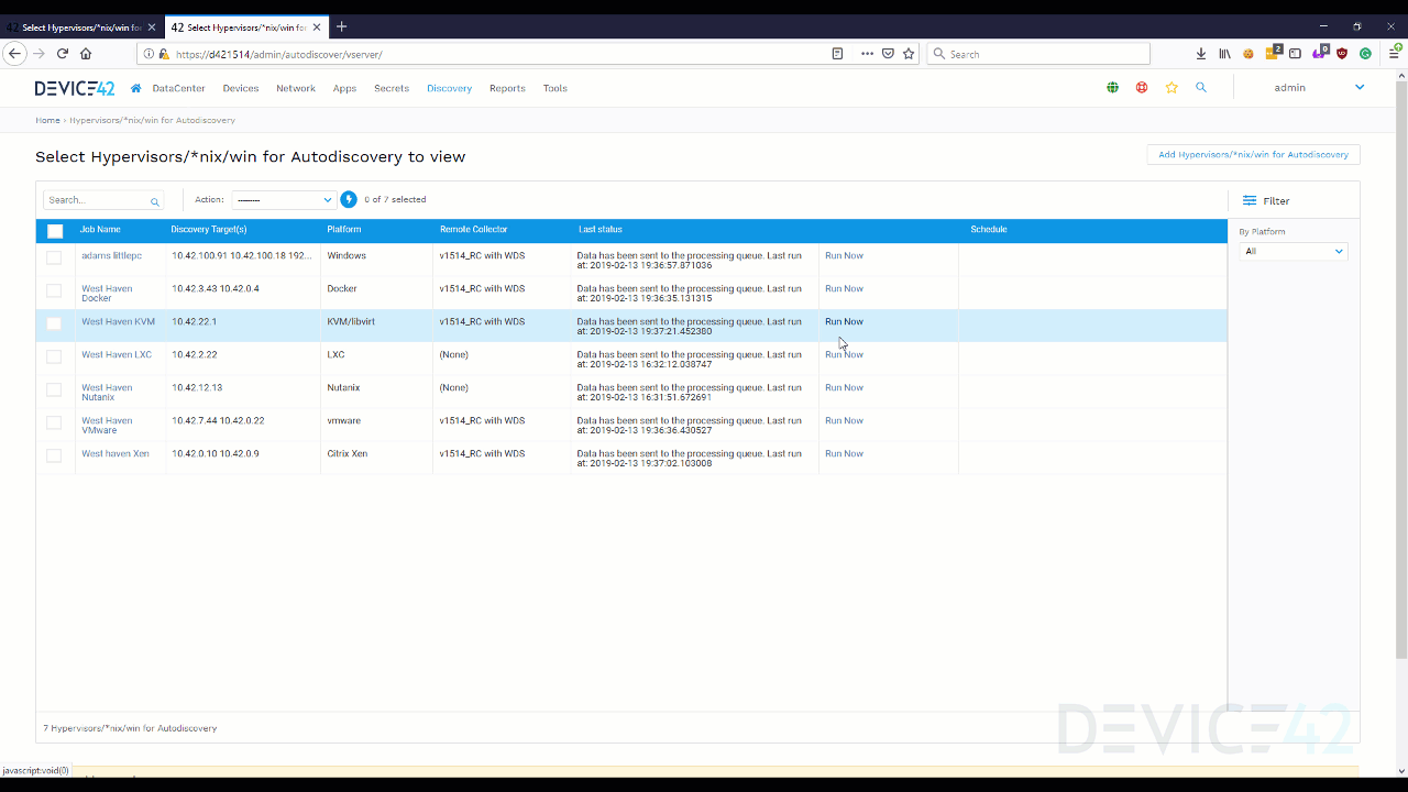 Status Navigation demo