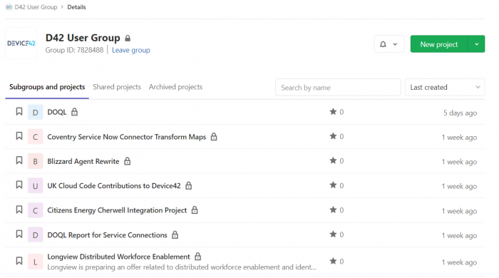 device42 gitlab portal