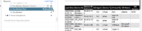 CloudEndure Migration Exports