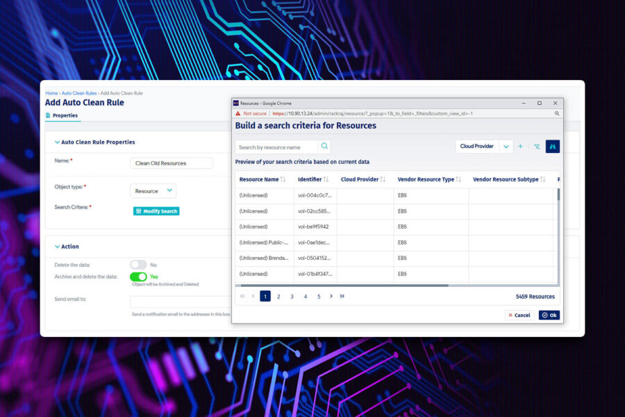 New Auto Clean Rule Search Function, Remote Collector Enhancements, and more in v18.06.00 Release