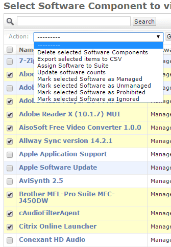 Software Inventory Software Inventory