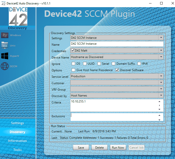 Microsoft SCCM Integration