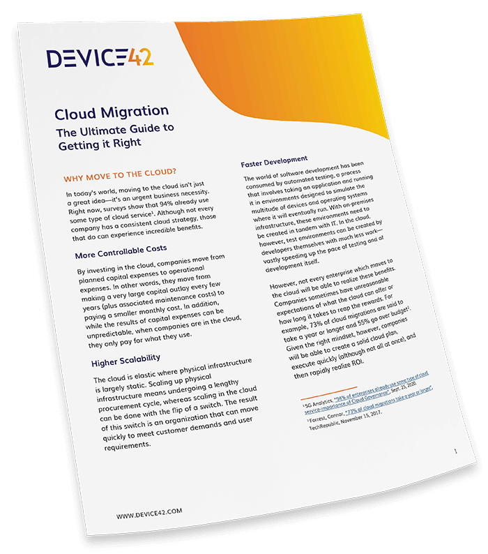 cloud-migration Cloud Migration Device42