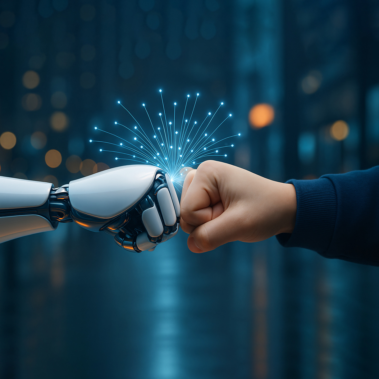 Human and Robot Hand Human and Robot Hand