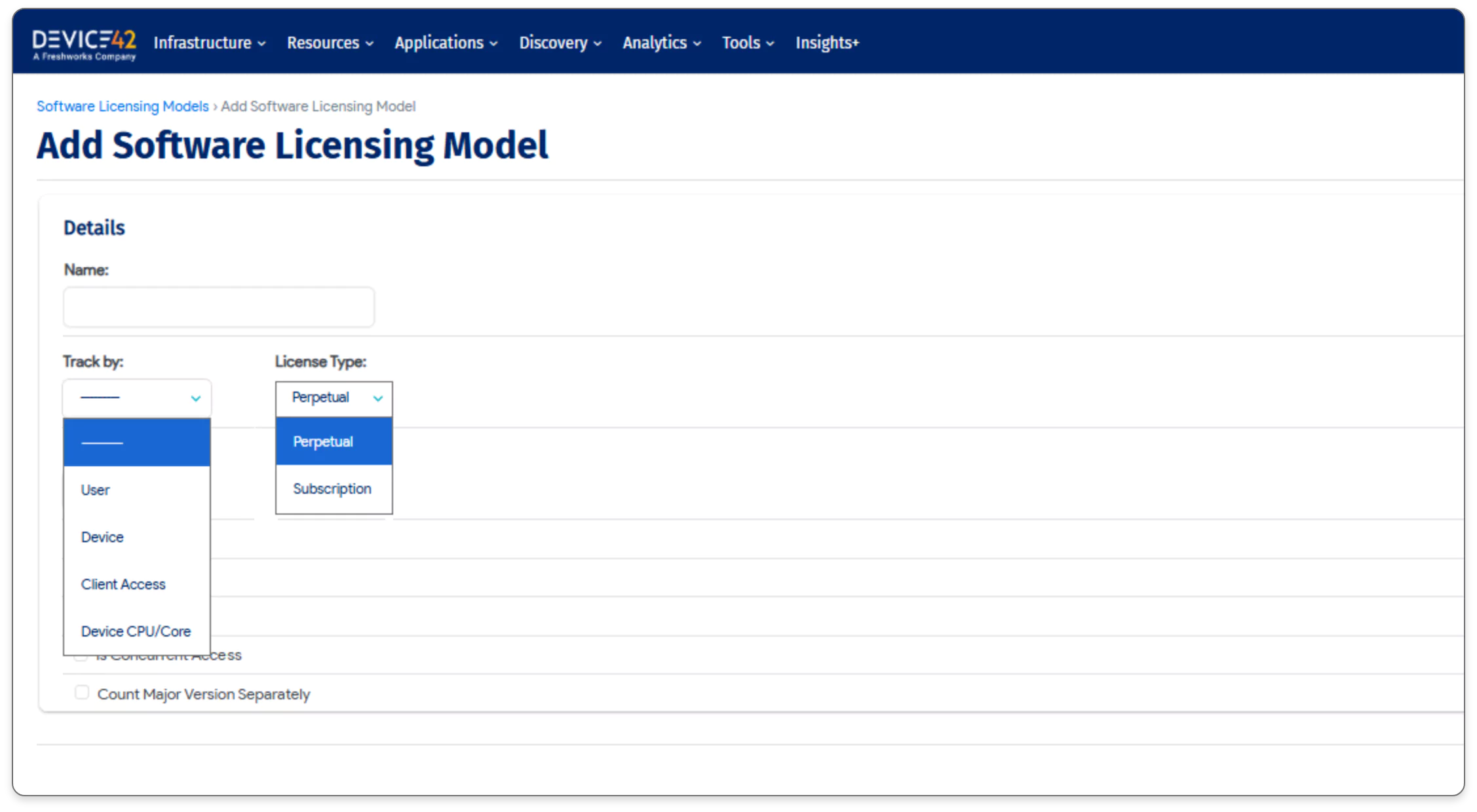 License Entitlements Dashboard